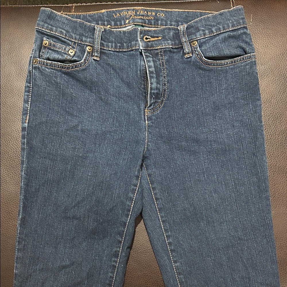 Women's Straight Leg Jeans - Blue